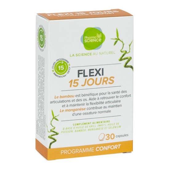 Pharmascience flexi 15 jours  30 capsules