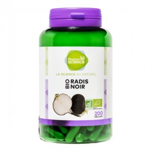 Pharmascience radis noir bio 200 gélules