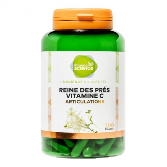 Pharmascience reine des prés vitamine c articulations 200 gélules