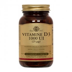 SOLGAR VITAMINE D3 A CROQUER