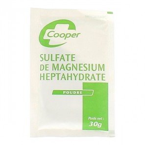 Cooper Sulfate de magnesium heptahydrate en poudre 30g