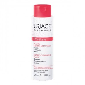 Uriage roséliane fluide dermo-nettoyant 250ml