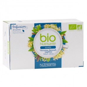 Nutrisanté infusion bio soirée 20 sachets