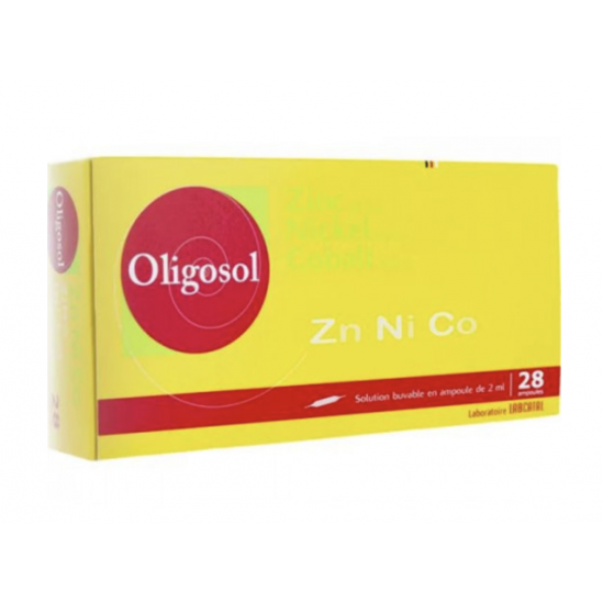 Oligosol zinc 28 ampoules 56ml