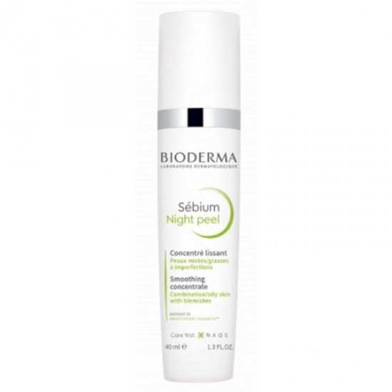 Bioderma sébium night peel concentré lissant 40ml