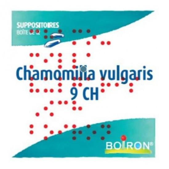 Boiron chamomilla vulgaris 9ch 12 suppositoires