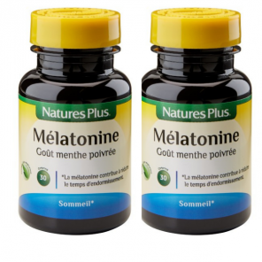 Nature's Plus Mélatonine 3mg 2x30 pastilles 