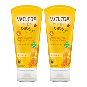 Weleda baby calendula crème lavante corps et cheveux 2x200ml