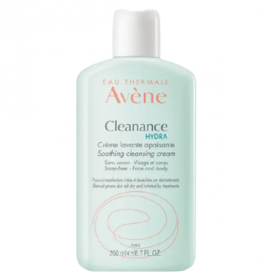 Avène cleanance hydra crème lavante apaisante flacon 200ml