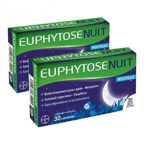 Bayer euphytose nuit duo 2x30 comprimes