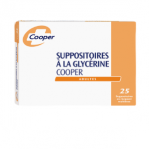 Cooper 25 Suppositoires à la glycérine