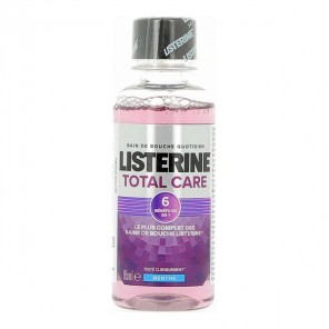 Listerine total care 6 en 1 bain de bouche quotidien menthe 95ml