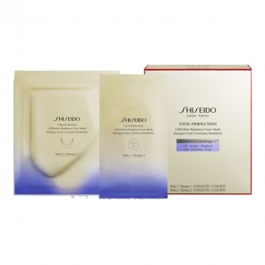 Shiseido vital perfection masque éclat contours redéfinis 2x6sachets