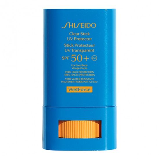 Shiseido stick protecteur uv transparent spf50+ wetforce 15g