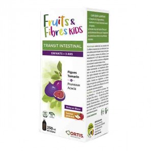 Ortis fruits&fibres kids transit intestinal enfants +3ans 250ml