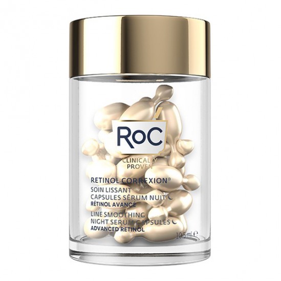 Roc retinol correxion soin lissant capsules sérum nuit 30 capsules