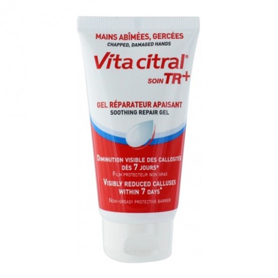 Asepta vita citral soin TR+ gel réparateur apaisant mains 75ml