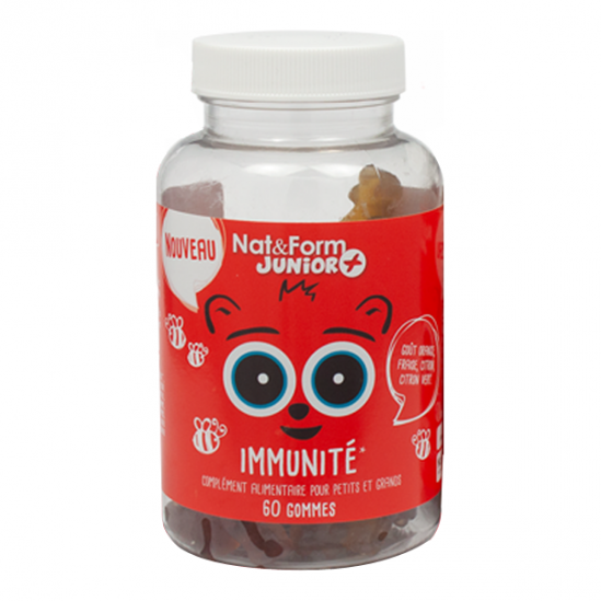 Nat&form junior+ immunité 60 gommes