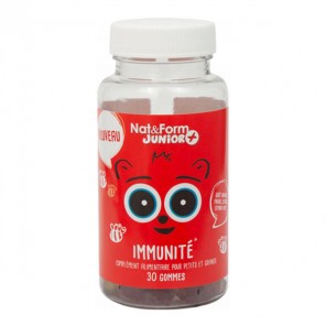 Nat&form junior + immunité 30 gommes