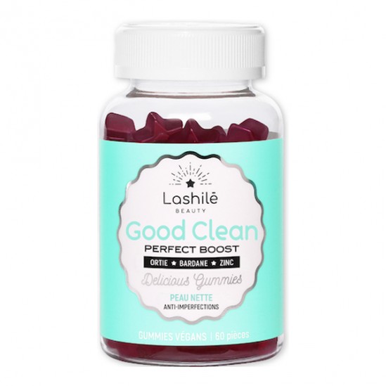 Lashilé beauty good clean peau nette 60 Gummies