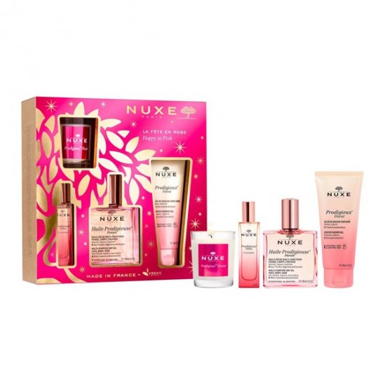 Nuxe coffret la fête en rose