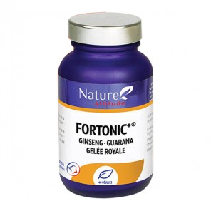 Nature attitude fortonic ginseng guarana gelée royale 40 gélules