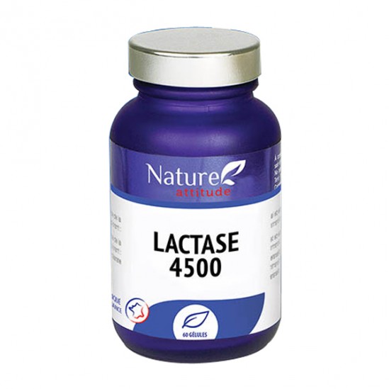 Nature attitude lactase 4500 60 gélules