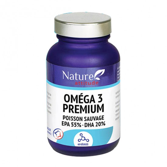 Nature Attitude Oméga 3 Premium 60 Capsules