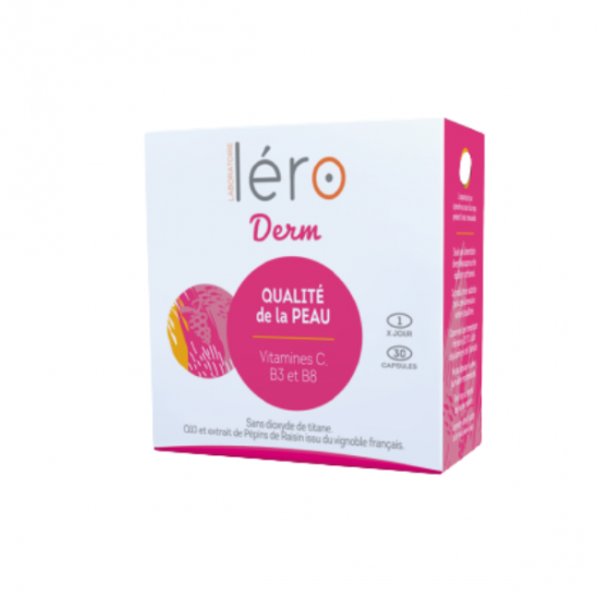 Léro derm santé et qualité de la peau 2x30 capsules