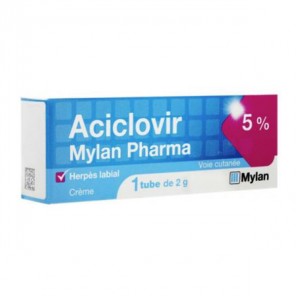 Aciclovir  Viatris 5% crème flacon pompe 2gr