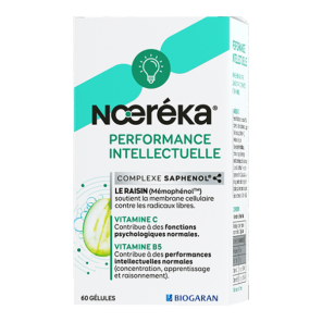 Biogaran noeréka performance intellectuelle 60 gélules