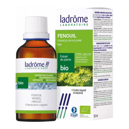 Ladrôme extrait de plante bio fenouil 50ml