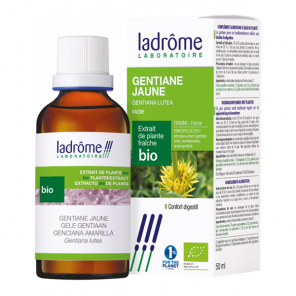 Ladrôme extrait de plante fraîche bio gentiane jaune 50ml