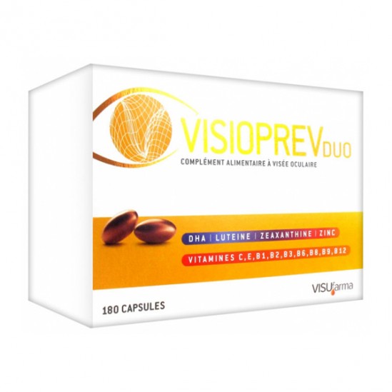 Visioprev duo 3 mois 180 capsules