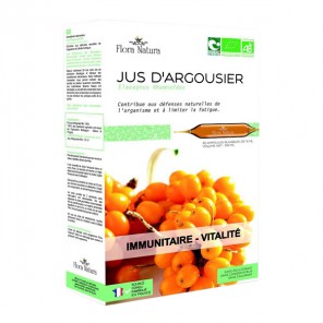 Flora natura jus d'argousier immunitaire vitalité 15ml