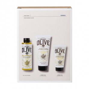 Korres olive & fleur d'olivier coffret trio olive