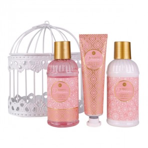 Tentation coffret corps romantic dreams thé rose & velvet 15x13x9 cm