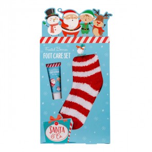 Tentation coffret pieds santa & co + paire de chaussette