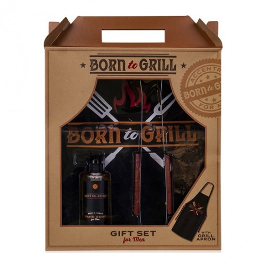 Tentation coffret pour le corps homme born to grill