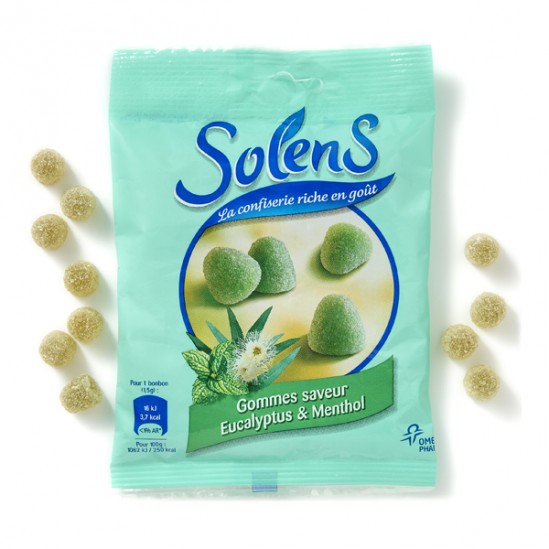 Solens gommes eucalyptus-menthol 100g