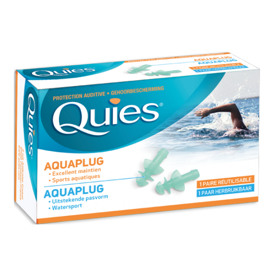 Quies aquaplug 1 paire réutilisable