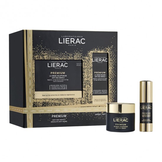 Liérac coffret noël premium crème soyeuse + crème regard