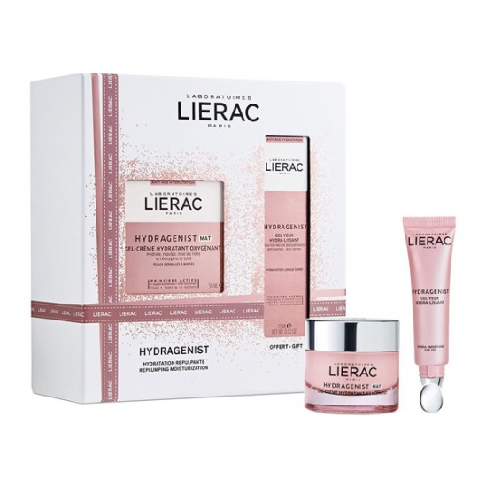 Lierac coffret noël hydragenist gel crème  + gel yeux