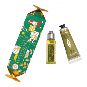 L'occitane cracker de noël soins corps verveine