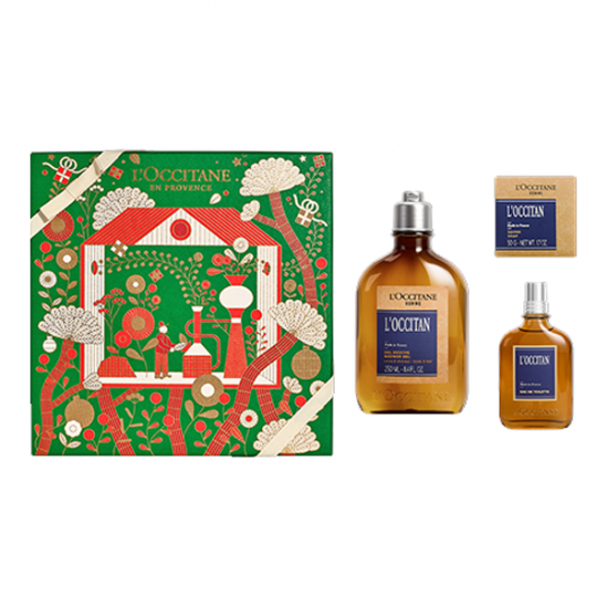 L'occitane coffret cadeau parfum homme l'occitan