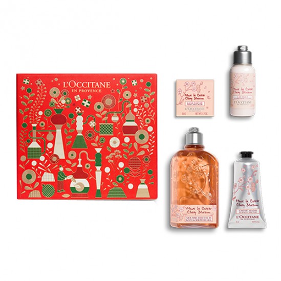 L'occitane coffret corps fruité & floral fleurs de cerisier