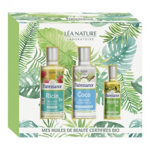 Léa nature coffret huiles de beauté bio