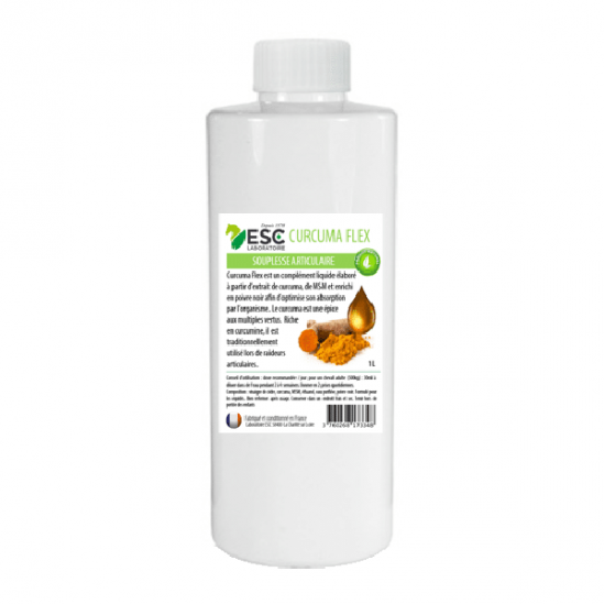 Esc laboratoire curcuma flex souplesse articulaire cheval 1L