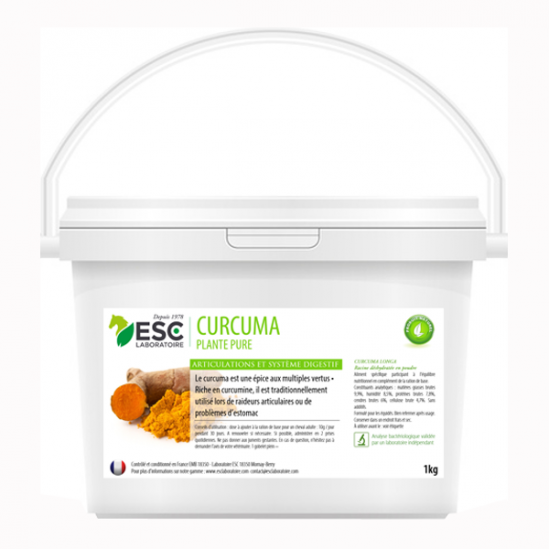 Esc laboratoire curcuma articulations et digestion 1kg