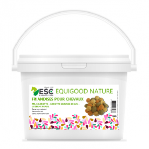 Esc laboratoire equigood nature friandises pour chevaux 1kg